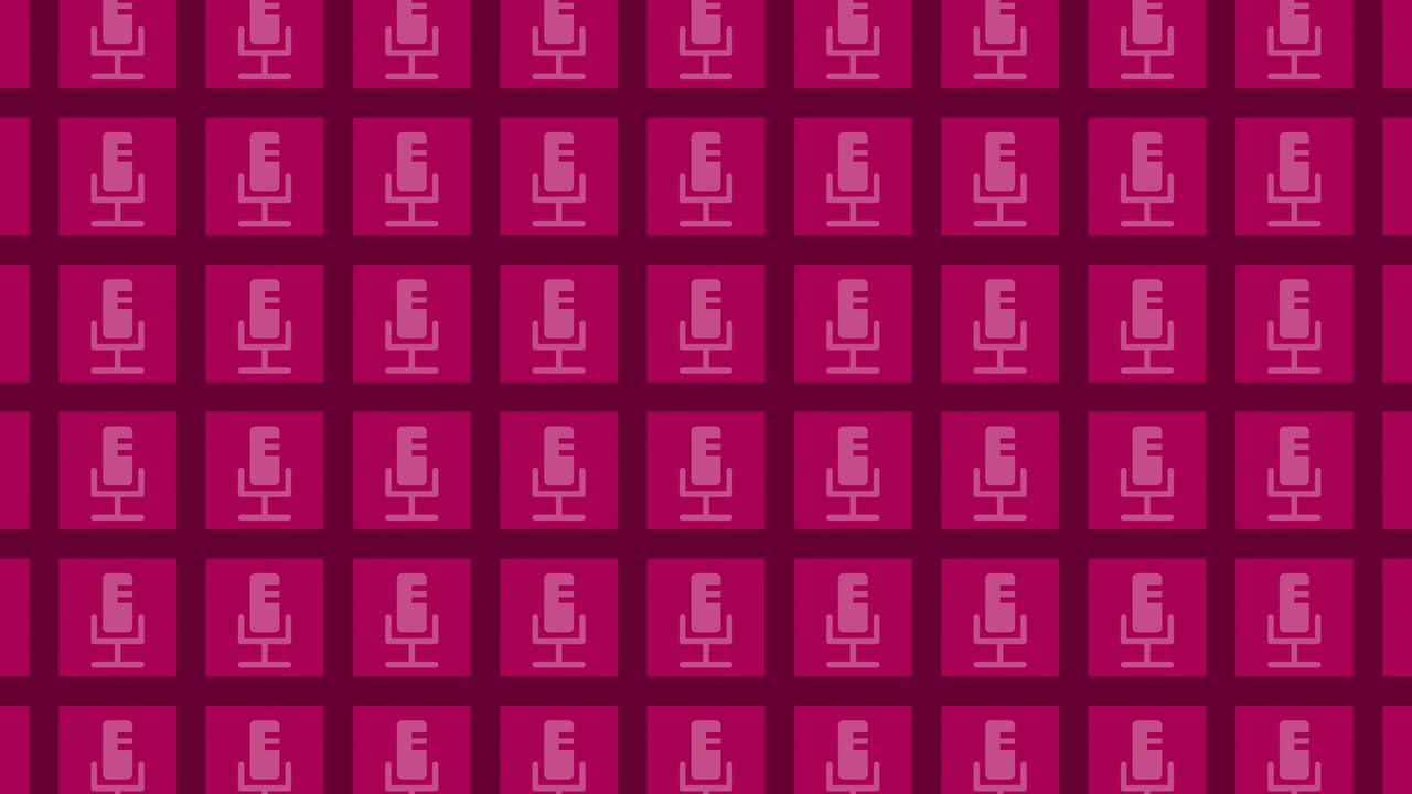 Microphone Icon Pattern