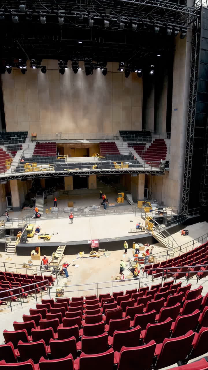 Construction of a Concert Hall or Stadium