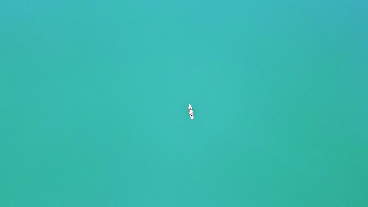 tabla de remo desde muy alto