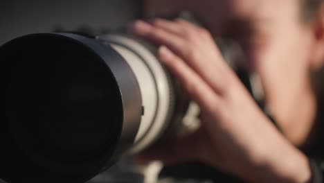 women getting excited while taking a picture, happy female photographer