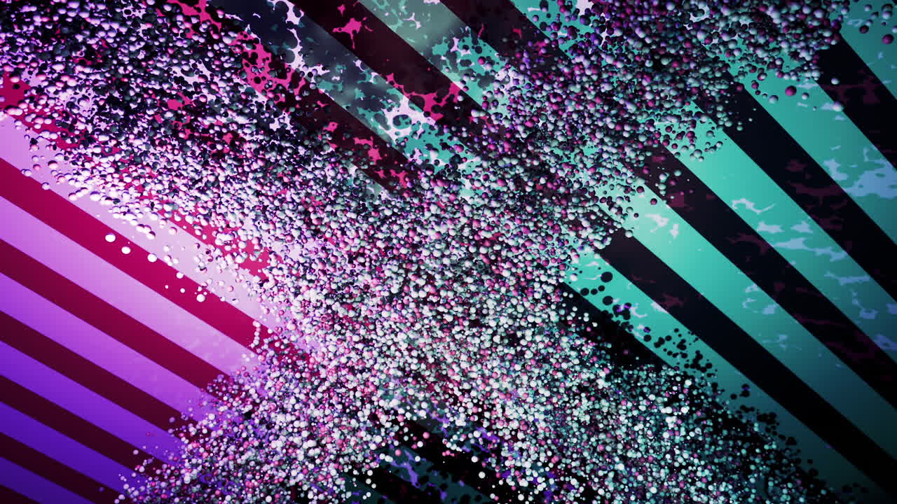 Abstract Colorful Particles Background