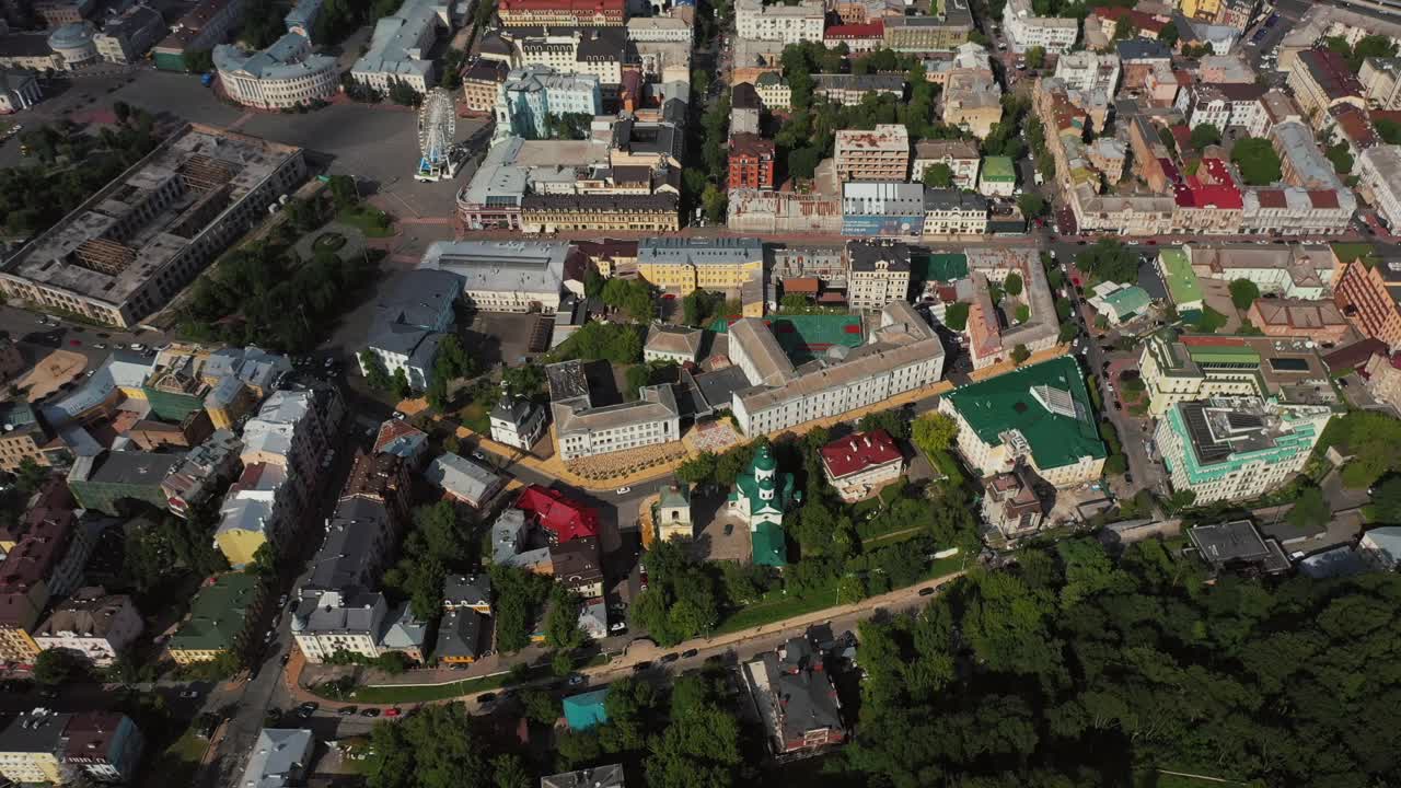 상트 페테르부르크 시내 풍경의 공중 풍경