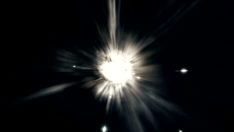 un bucle sin fisuras de viaje interestelar a través de un agujero de gusano azul lleno de estrellas brillantes. deformación abstracta en el túnel hiperespacial de ciencia ficción. animación 3d realista en bucle.
