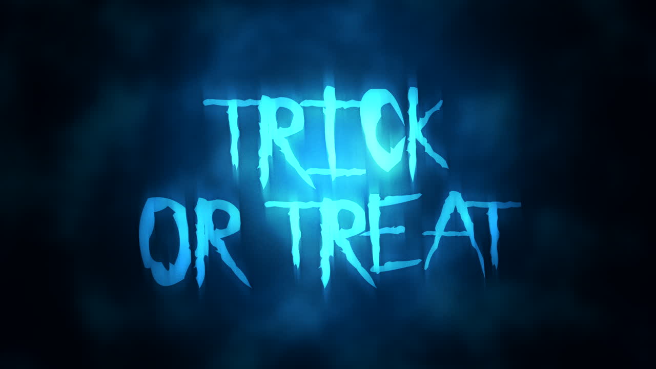 어두운 공간에서 파란 구름으로 속임수를 쓰거나 치료하십시오.