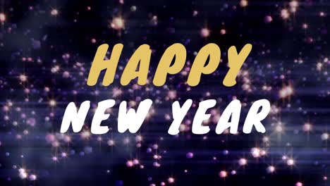 happy new year sign against glitter 4k