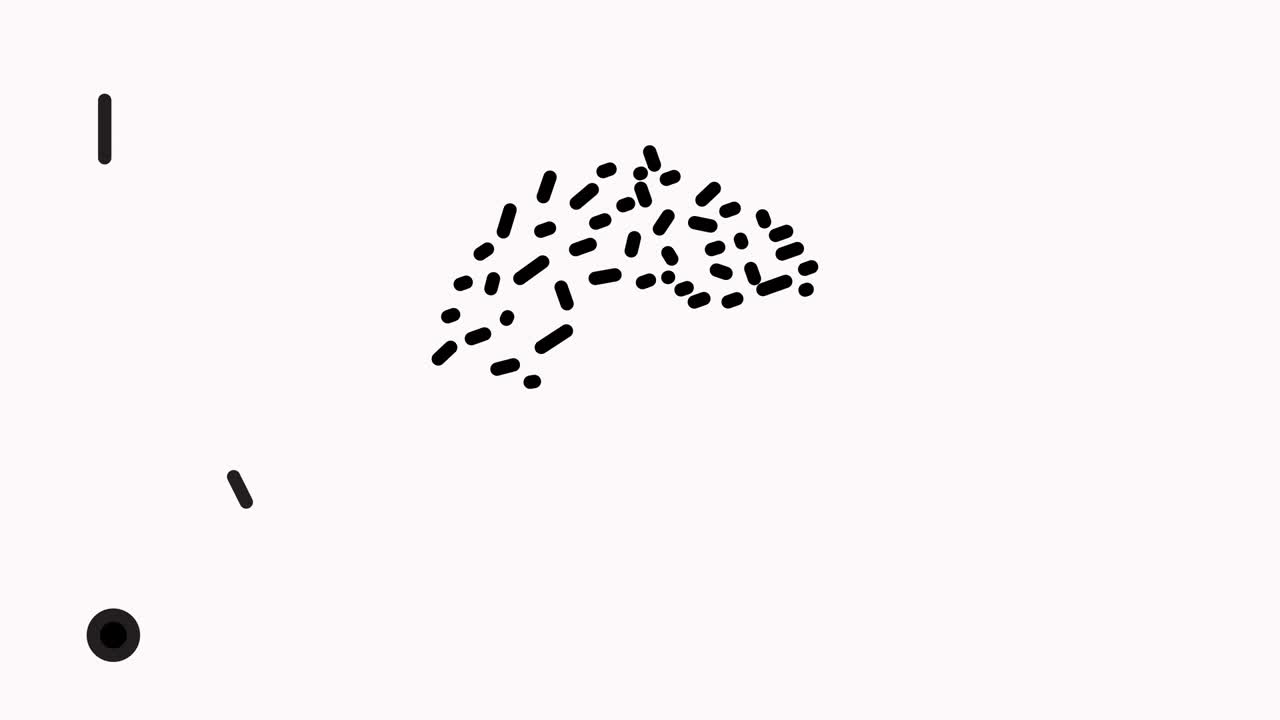 도나트 라인 아이콘 애니메이션