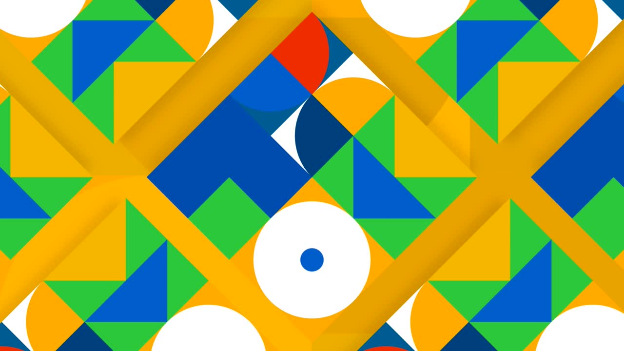 patrón geométrico colorido