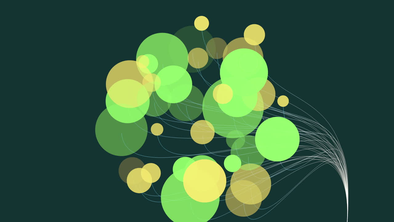 resplandor abstracto círculos coloridos en movimiento giratorio