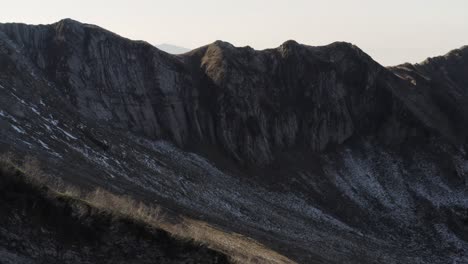 mountain scenery in winter