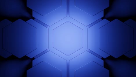 patrón hexagonal azul abstracto
