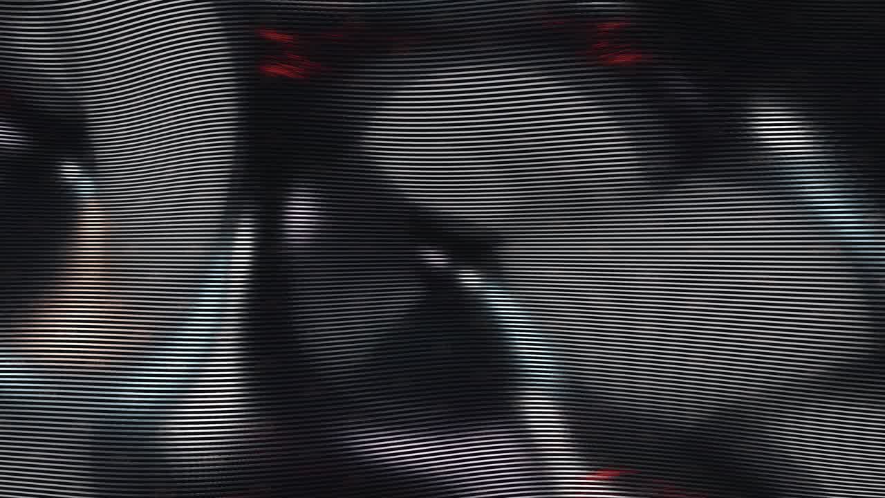 fondo animado abstracto con deformación de la superficie de onda a rayas en bucle sin fin