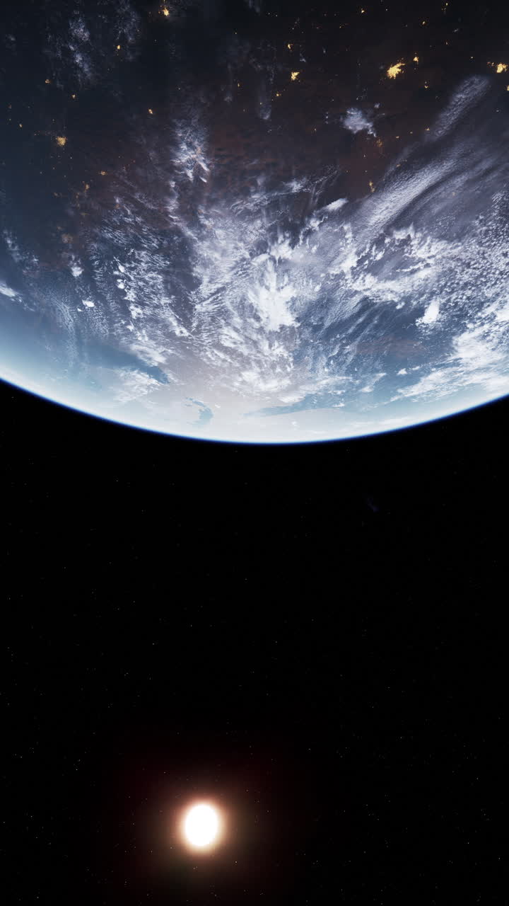 la tierra vista desde el espacio