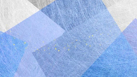 scattering gold leaf blue japanese paper background