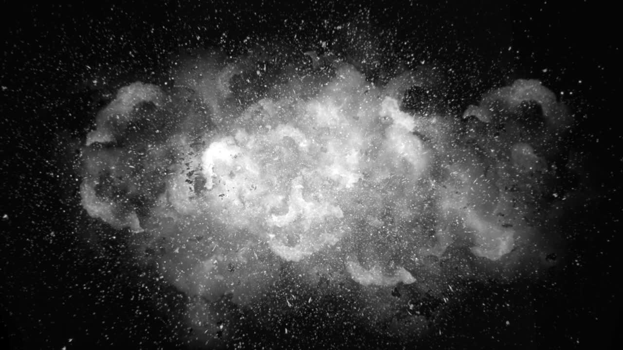 현실적인 불구 폭발과 루마 채널의 폭발.