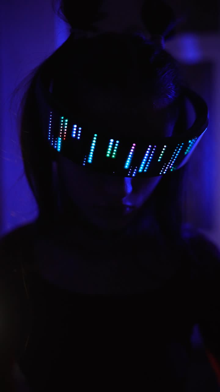 gafas de led con espectáculo de luz