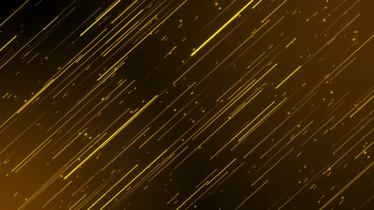 Golden particles streaks flow luxury digital particle wave motion luxury stripes keep falling