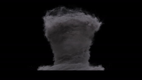 realistic 3d animation fx tornado lighting