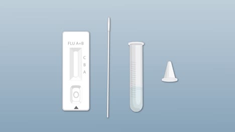 steps for using an influenza antigen test kit