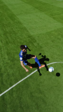 dynamic soccer match action