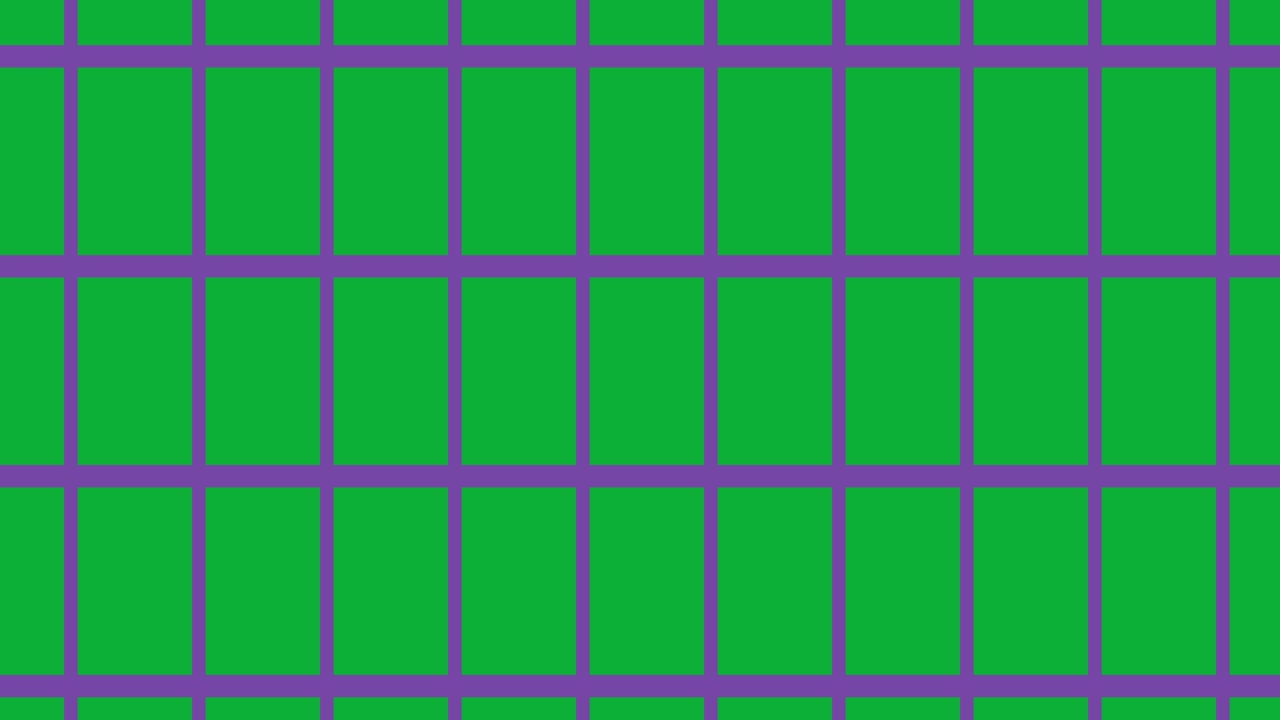 Grid wipe square rectangle shape transition animation background on green screen alpha channel visual effect motion pattern colour purple