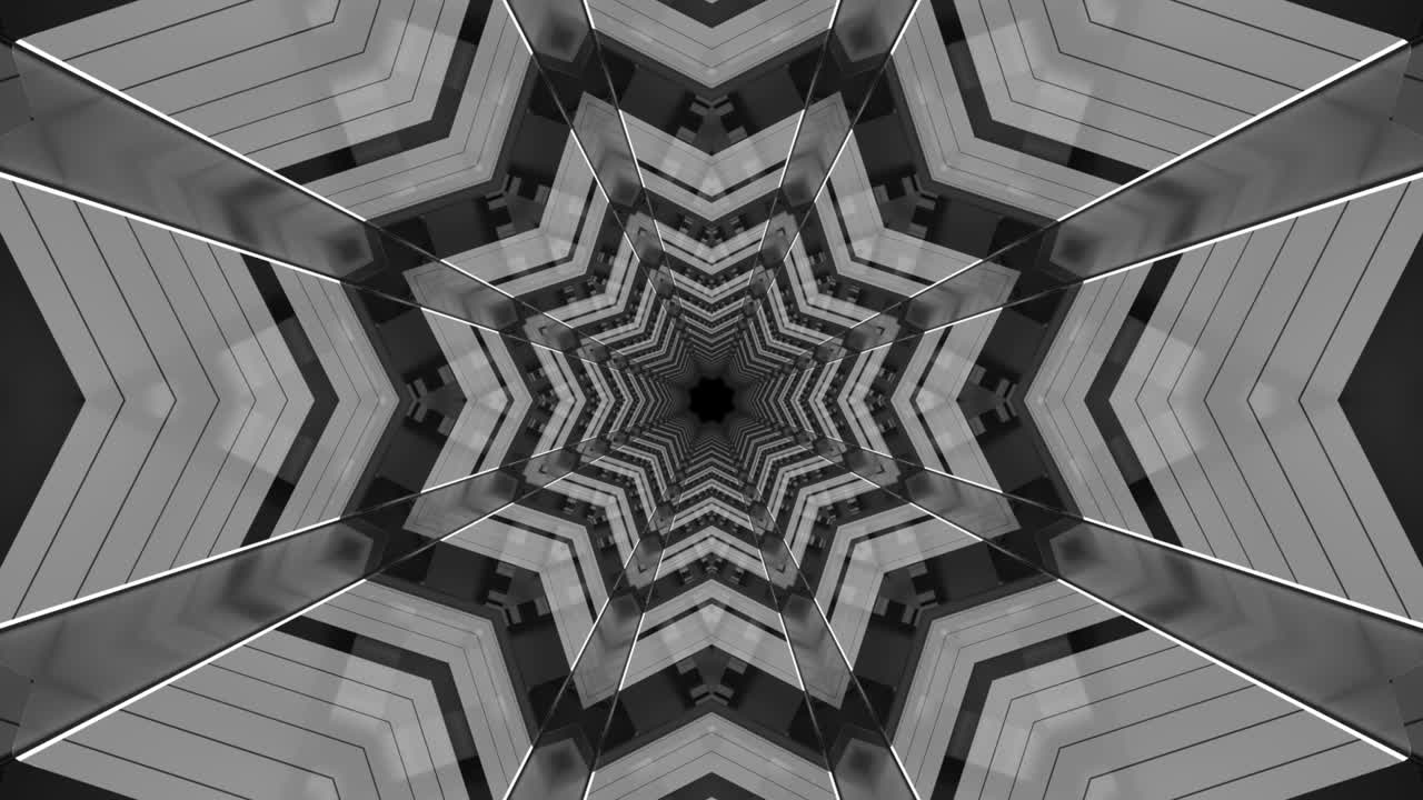 corredor elegante de bucle tecnológico