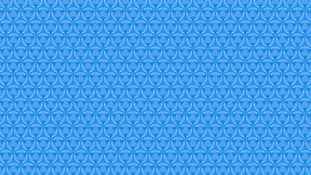 추상적인 가상 칼레도스코프 시스 패턴, 무한 또는 원활한 루프.