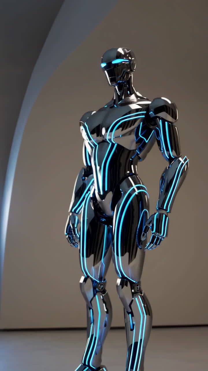 Futuristic Robot Figure