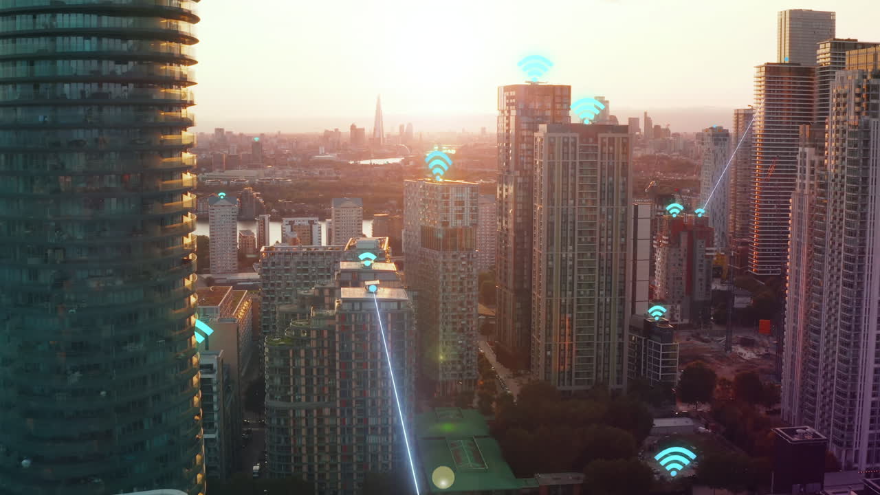 Curated visual reference: Wi Fi For Large Apartment Complexes Reference: Premium Stock Video High Rise Apartment Buildings In Modern