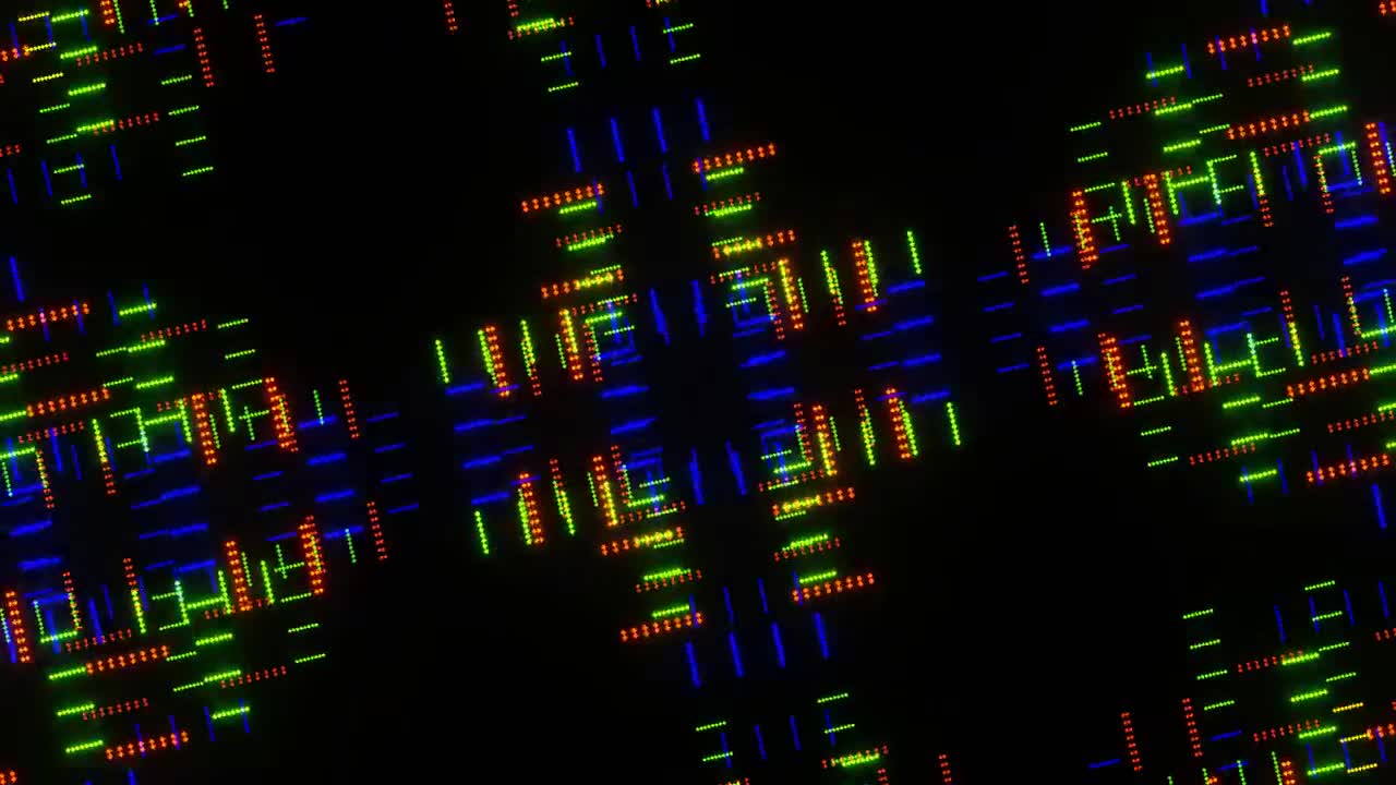 Rotation eines abstrakten Pixelhintergrunds