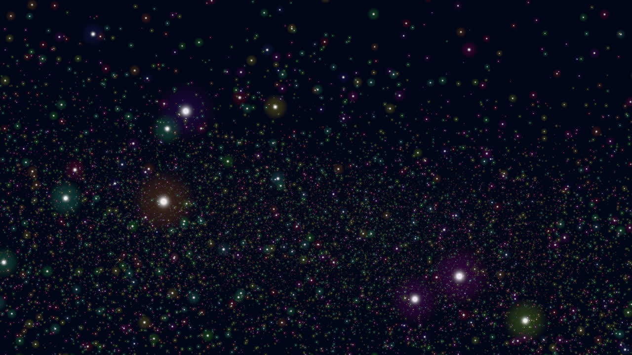 Notte stellata, uno spettacolare display celeste di colori vibranti e stelle abbaglianti.