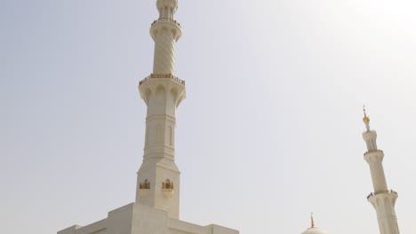 uae main mosque outside panorama 4k