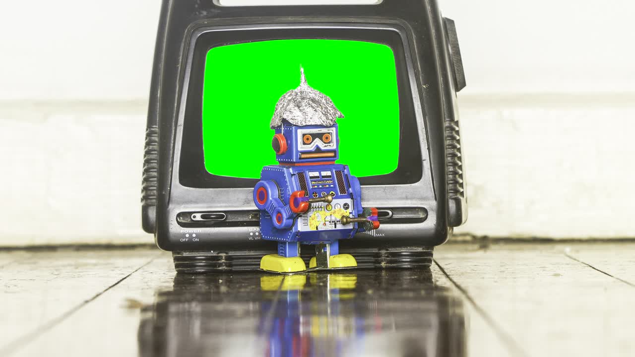 미치광이 아연 포일 모자 은 그의 음모 이론에 대해 이야기합니다.