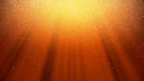 abstract background with motion of shining blinking particles on colorful with rays of light. vj seamless loop.