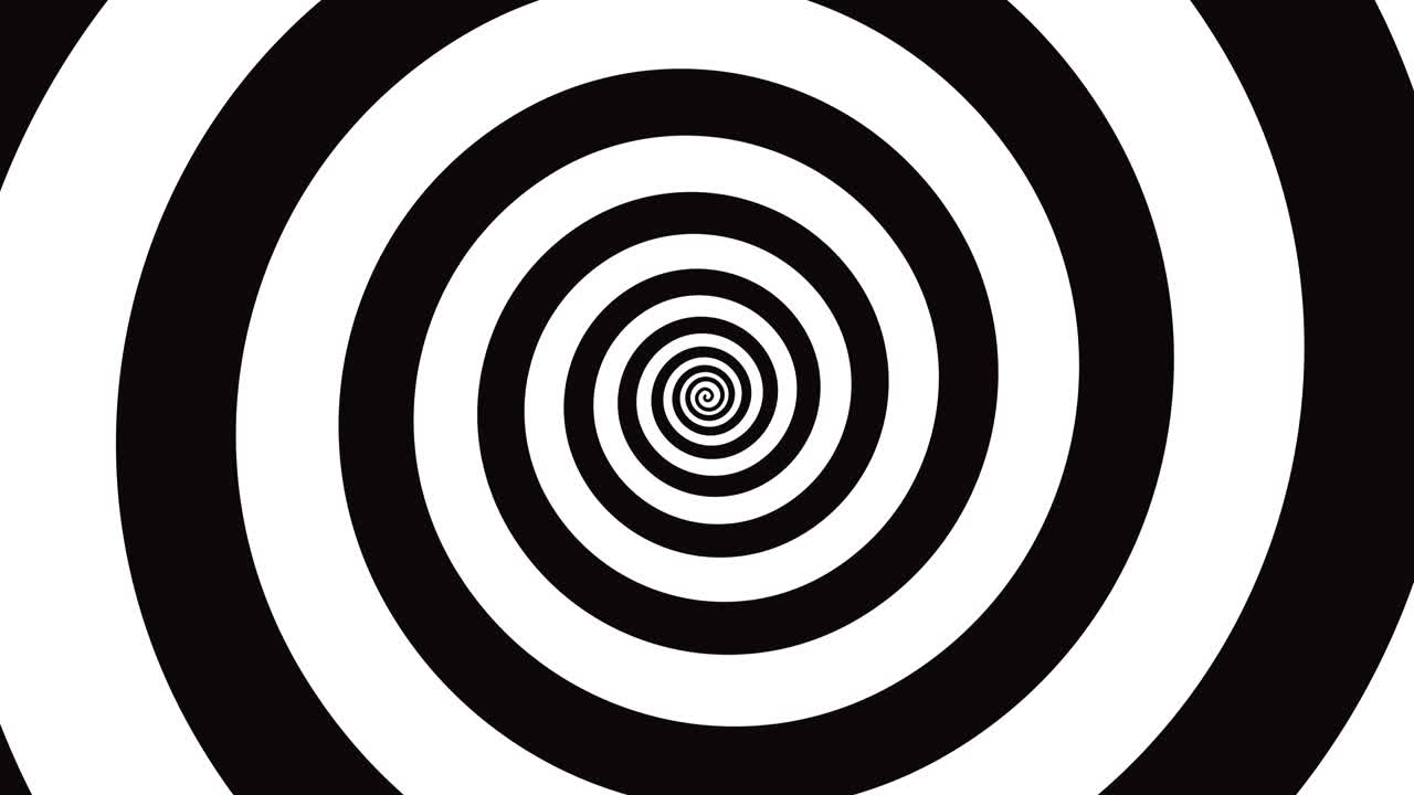 최면 시각화 나선형