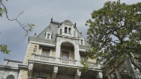 historic european mansion exterior