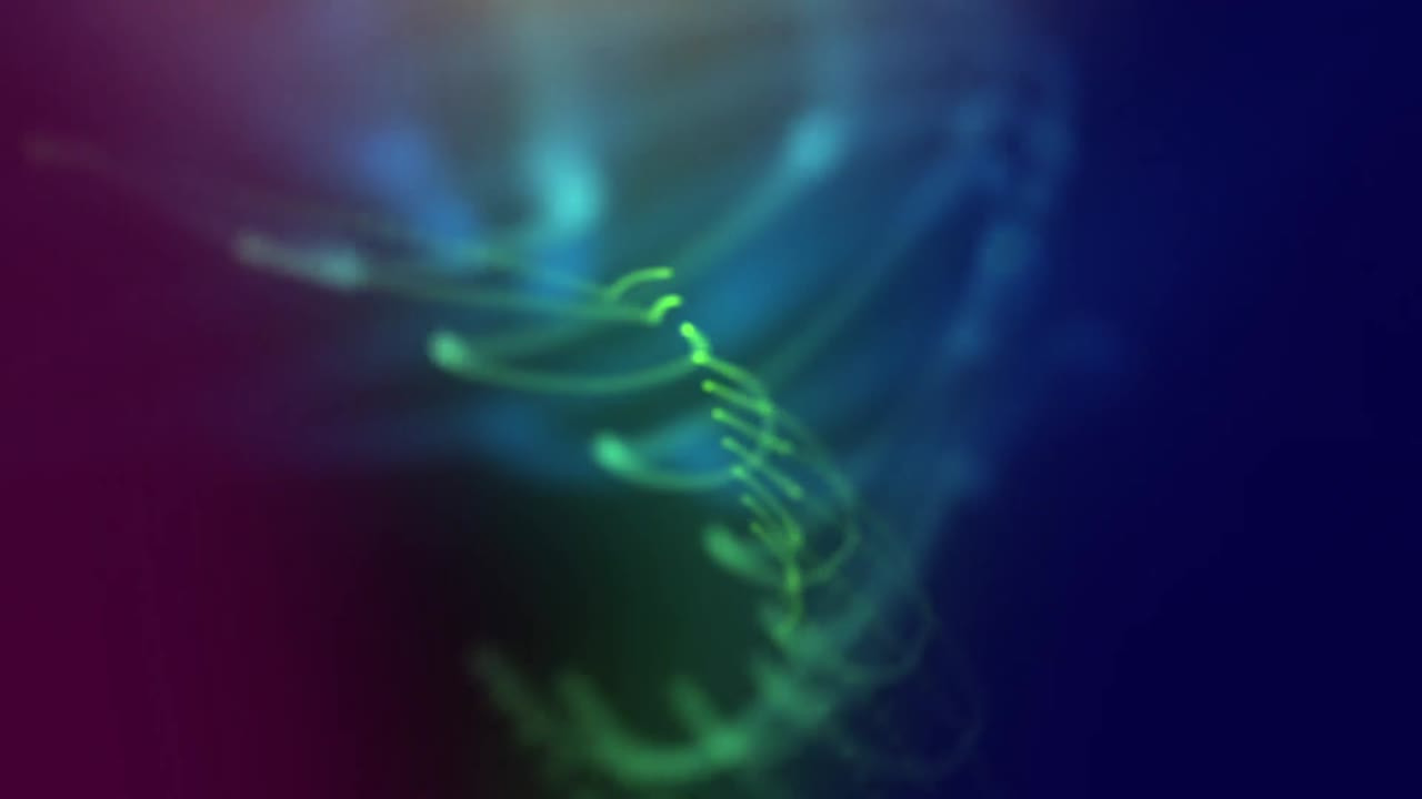 efecto de luz verde contra el fondo de color