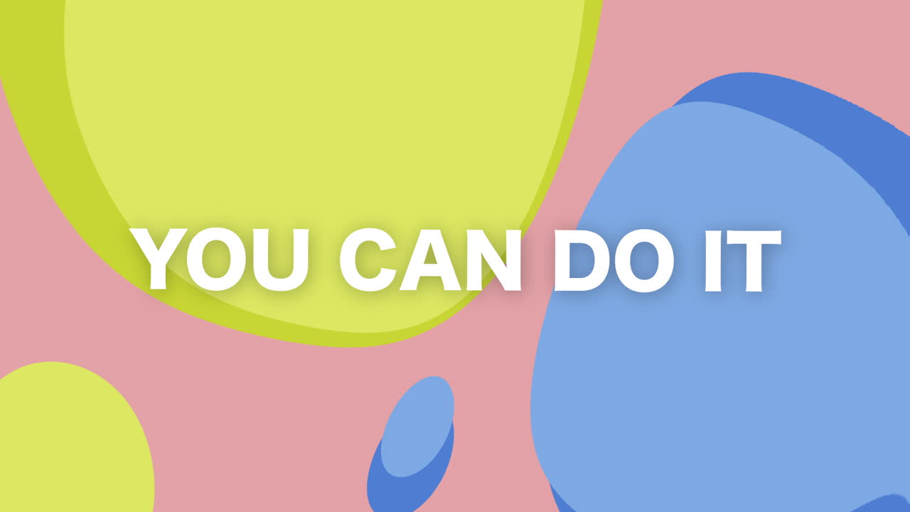 Dynamic motion graphic motivational lifestyle message in urban environment eye-catching visuals