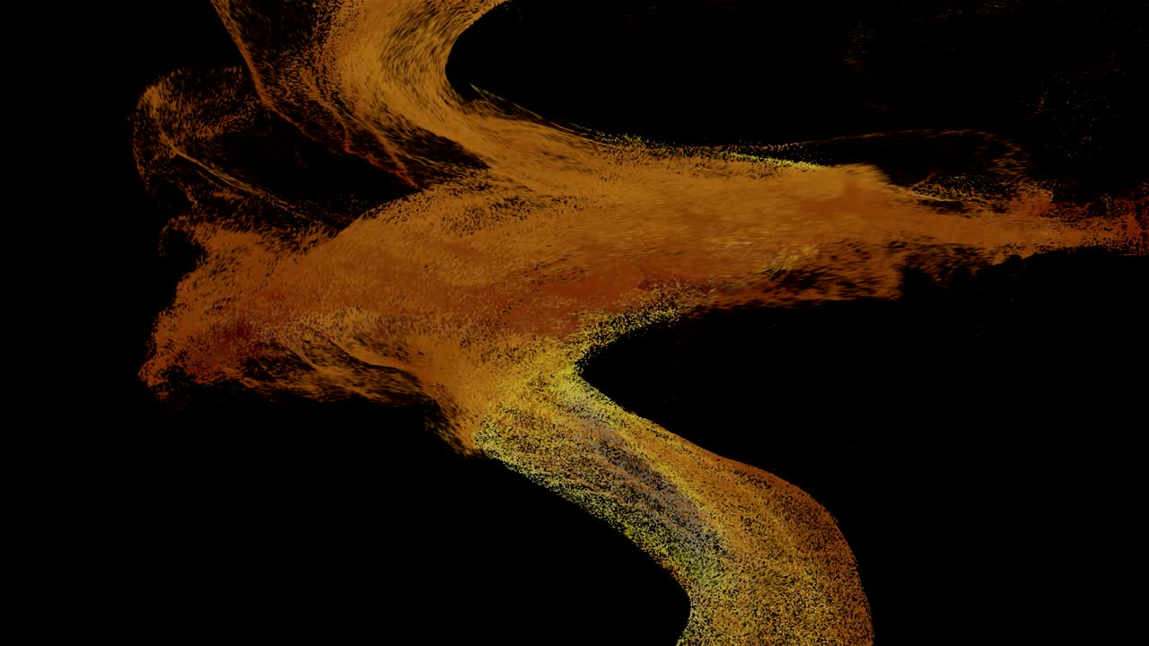 partículas girando en un vórtice.