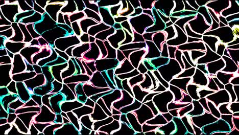 abstract background 3d liquid lines in a multicolor