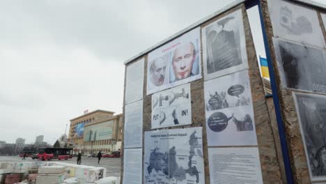 anti-war protest in kharkiv, ukraine (february 2022)