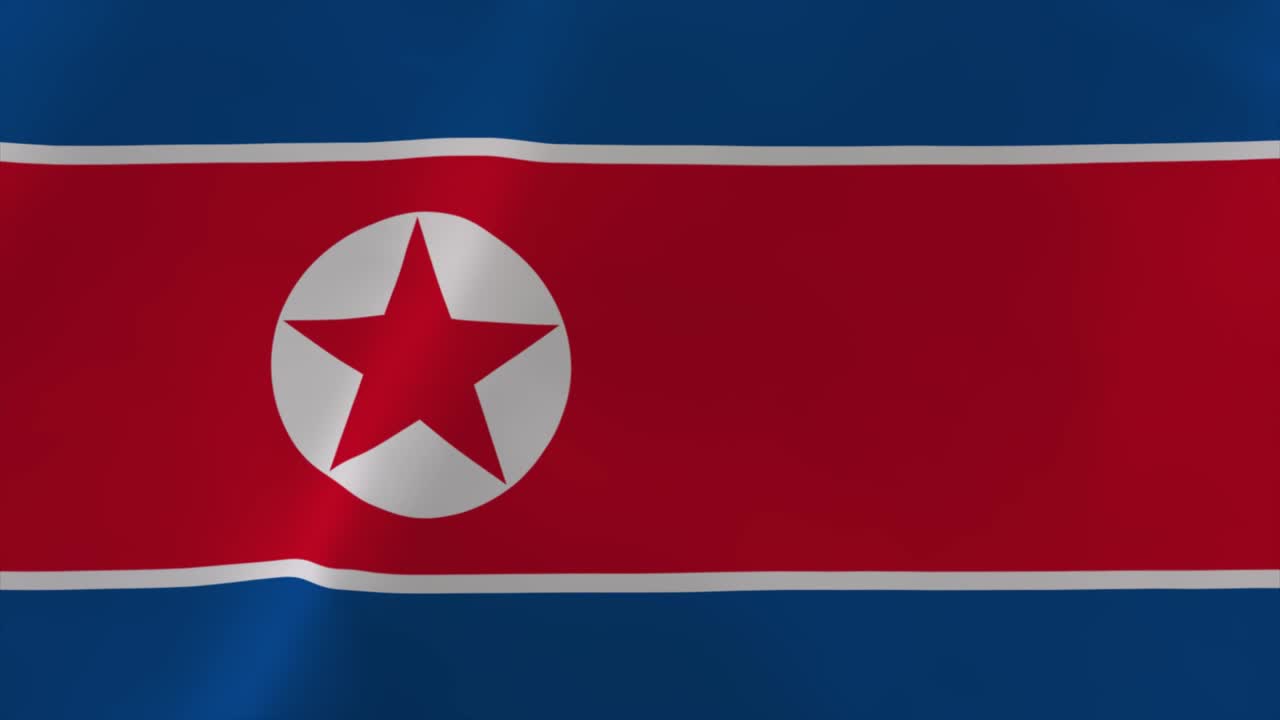 북한 발을 흔들고 있는 애니메이션 4k 동작 벽화 배경