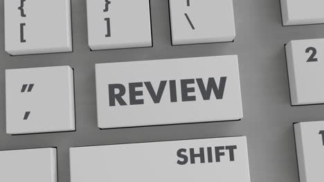 review button pressing on keyboard