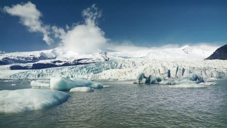 lago glaciar islandés