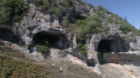 casmilo holes, serra do sicó, portugal aerial view