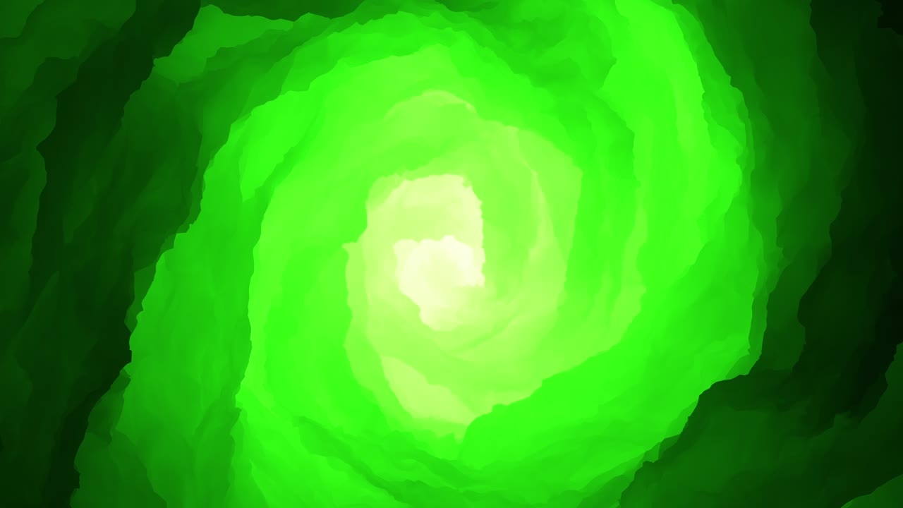 매끄럽게 변하는 다채로운 추상적인 모양, 완벽한 루프.