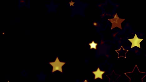 stars of background loop dark