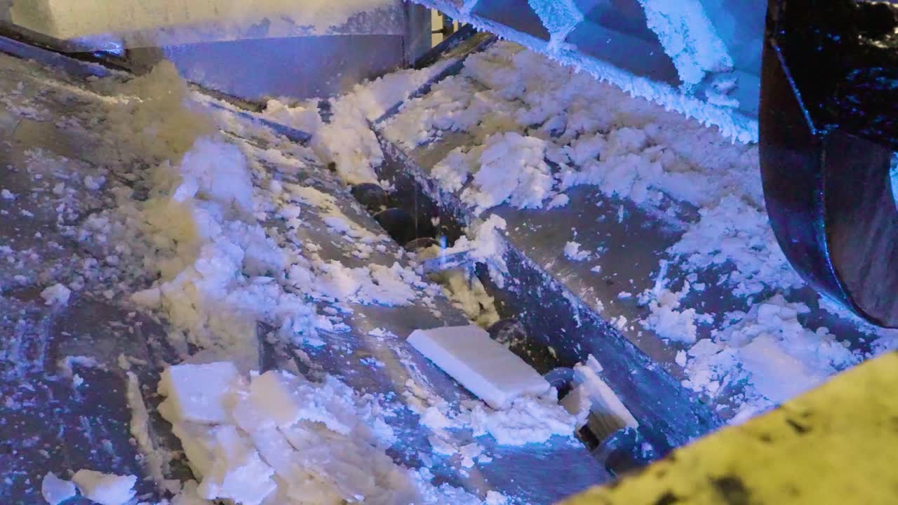 cierre de la máquina de fracción de aceite de palma y grasa para el proceso de estearina de palma en la fábrica, malasia