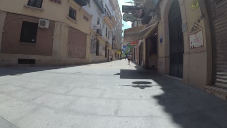 centro de la ciudad de jaén españa y calles algunas vistas de esta ciudad vieja en andalucía españa a 4k 24fps