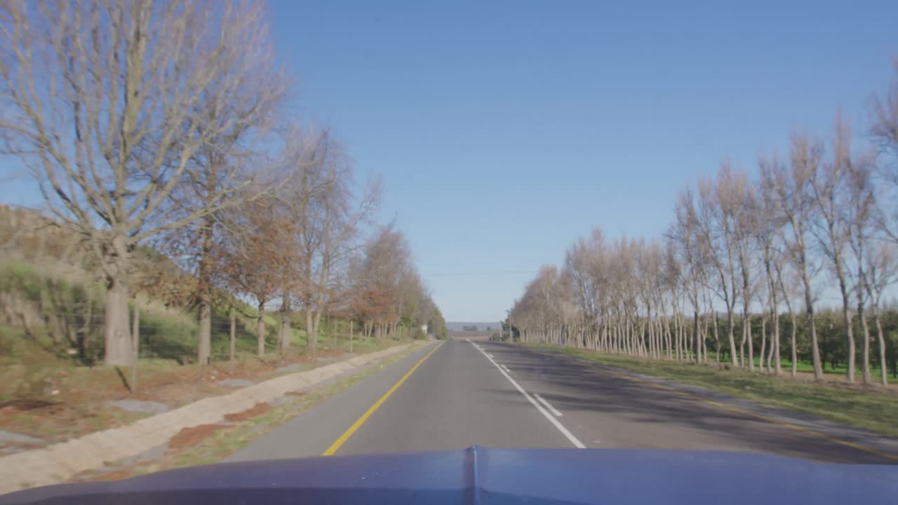 도로 여행 중 시골