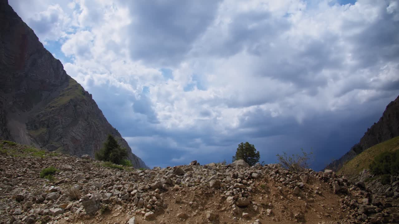 Thunderclouds in the mountains of Uzbekistan. Central Asia, Lake Badak 15 of 27